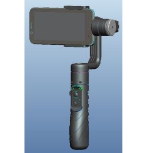 3-Axis DIY Bluetooth sans pince Gimbal en plastique pour téléphone intelligent AFI V1