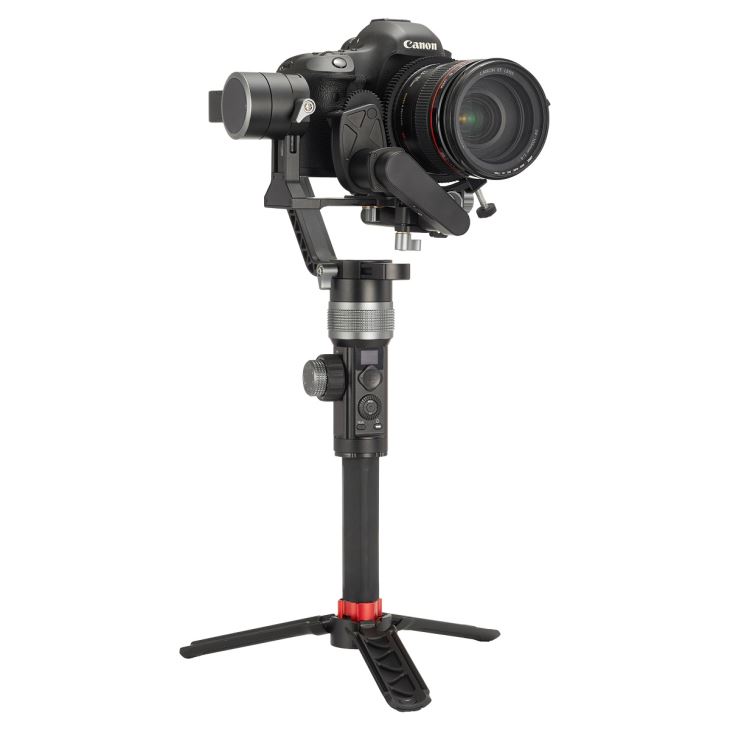 Stabilisateur de cardan tenu dans la main de 3 axes pour DSLR et appareil-photo professionnel Time-lapse tir léger et portatif